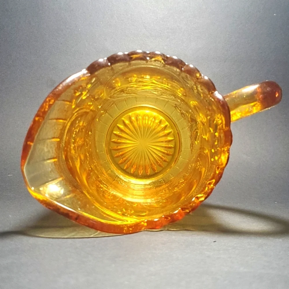 VINTAGE Imperial Glass Windmill Marigold Carnival Glass Pitcher EUC